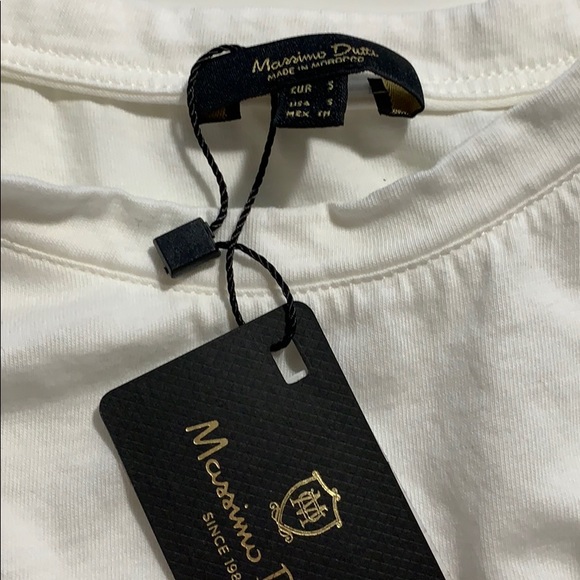 NWT Massimo Dutti White Cotton Straight Top Size S - Picture 10 of 12